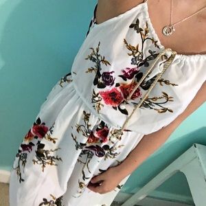 Flower print sundress